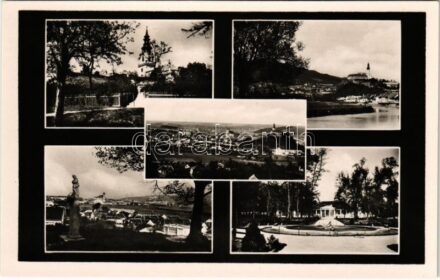Nyitra, Nitra; mozaiklap / multi-view postcard