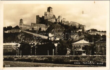 Trencsén, Trencín; vár / Trenciansky hrad / castle (fl)