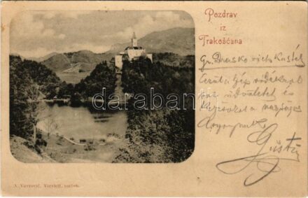 1901 Trakostyán, Trakoscan (Bednja); vár / castle. A. Vavrovic