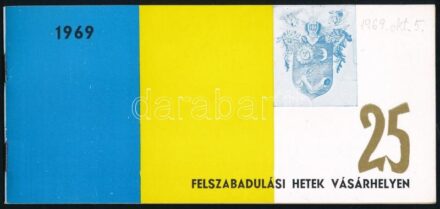 1969 Felszabadulási hetek Vásárhelyen (Hódmezővásárhely) programfüzet