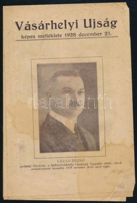 1928 Vásárhelyi Újság képes melléklete