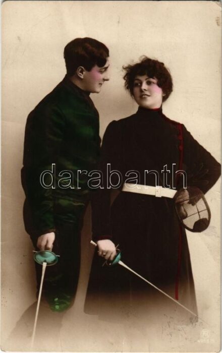 Fencing, fencer couple (EK)