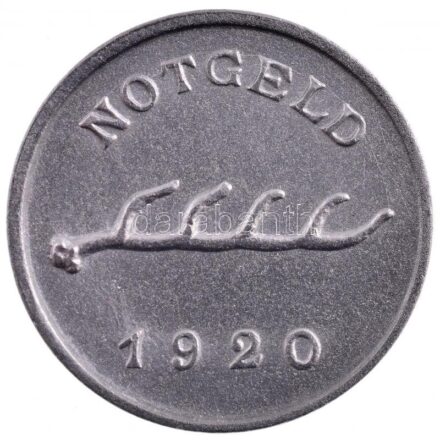 Németország / Weimari Köztársaság / Cannstatt 1920. 1pf Fe szükségpénz T:1- Germany / Weimar Republic / Cannstatt 1920. 1 Pfennig Fe necessity money (notgeld) C:AU