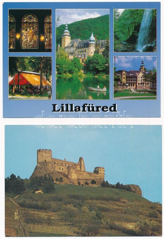 Kb. 50 db MODERN magyar város képeslap / Cca. 50 modern Hungarian town-view postcards