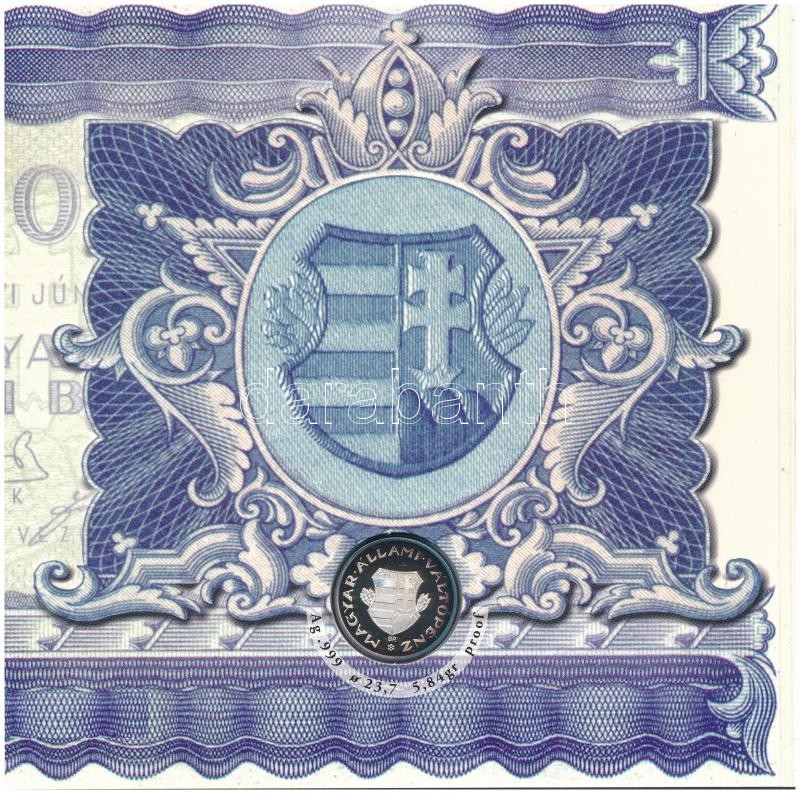 2006. 1Ft-100Ft (7xklf) forgalmi sor szettben + 1946. 1Ft Ag 'Hatvanéves a Forint' utánveret proof kivitelben T:PP halvány patina Adamo FO38.1 - Image 3