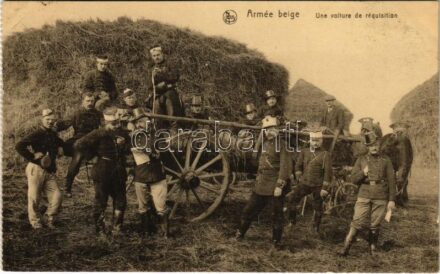 1919 Armée Belge. Une voiture de réquisition / WWI Belgian military (fl)