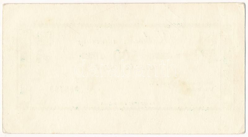 Kalocsa / Börtönpénz DN 'Kiétkezési utalvány' 500Ft T:I- Hungary / Kalocsa / Prison Note ND 'Food Voucher' 500 Forint C:AU - Image 2