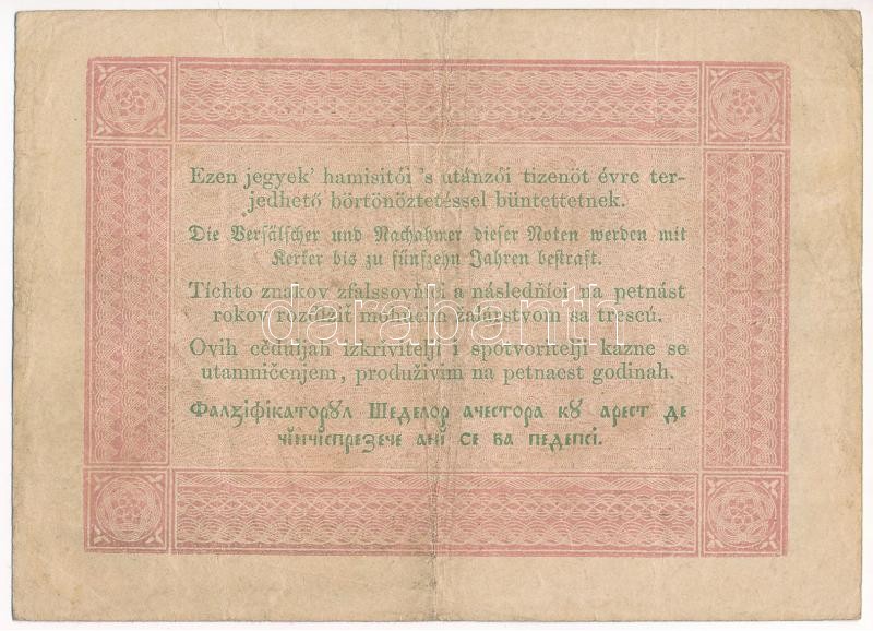 1848. 5Ft 'Kossuth bankó' vörösesbarna '740157' T:III tűlyuk Adamo G109 - Image 2