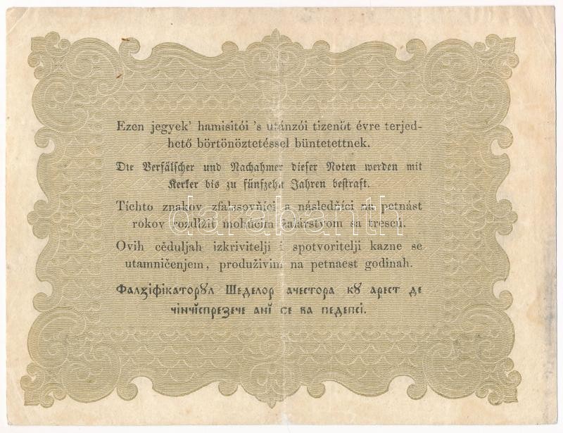 1848. 10Ft 'Kossuth bankó' 'UG 2071 45' T:III Adamo G111 - Image 2