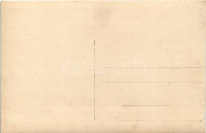 1915 Belgrád, szétlőtt házak / WWI Austro-Hungarian K.u.K. military, ruined houses in Beograd (Belgrade) photo (vágott / cut) - Image 2