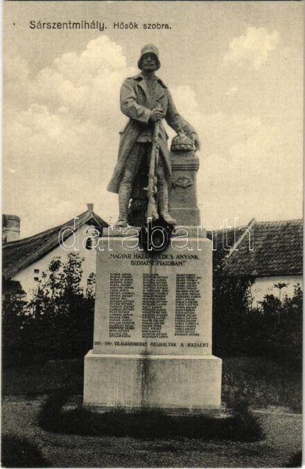 Sárszentmihály, Hősök szobra, emlékmű