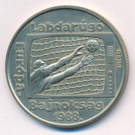 1988. 100Ft Cu-Ni-Zn 'Labdarúgó Európa-bajnokság' T:1 Adamo EM102