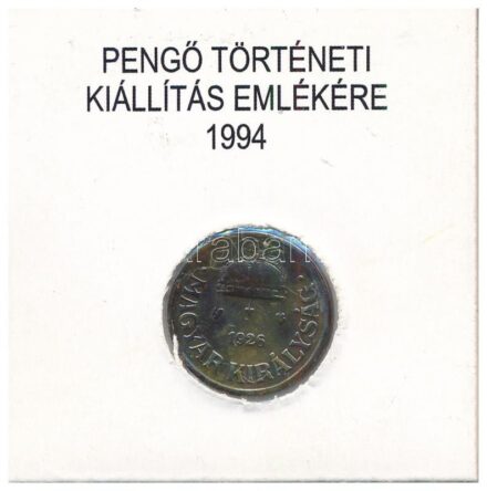 1926. 1f Br 'OTP Bank / Pengő Történeti Kiállítás' T:2- Adamo P1