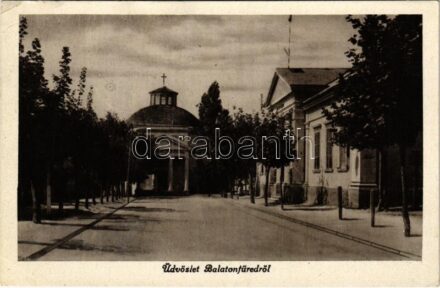 1949 Balatonfüred, utca (EK)