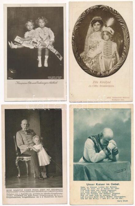 Ferenc József - 7 db régi képeslap / Franz Joseph - 7 pre-1945 postcards