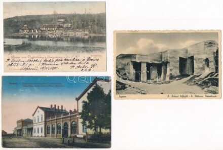 Sopron - 5 db régi képeslap / 5 pre-1945 postcards