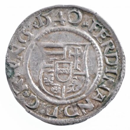 1540K-B Denár Ag 'I. Ferdinánd' (0,45g) T:2 patina Hungary 1540K-B Denar Ag 'Ferdinand I' (0,45g) C:XF patina Huszár: 935., Unger II.: 745.a