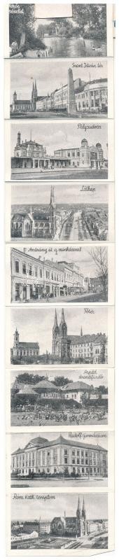 Békéscsaba, Népviseletes leporellólap, magyar folklór s: Klaudinyi (fl) - Image 2