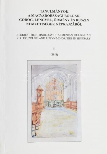 Tanulmányok a magyarországi bolgár, görög, lengyel, örmény és ruszin nemzetiségek néprajzából. Szerk.: Székely András Bertalan. Bp., 2011, Magyar Néprajzi Társaság, 262 p. Többnyelvű kiadvány. Kiadói papírkötés.