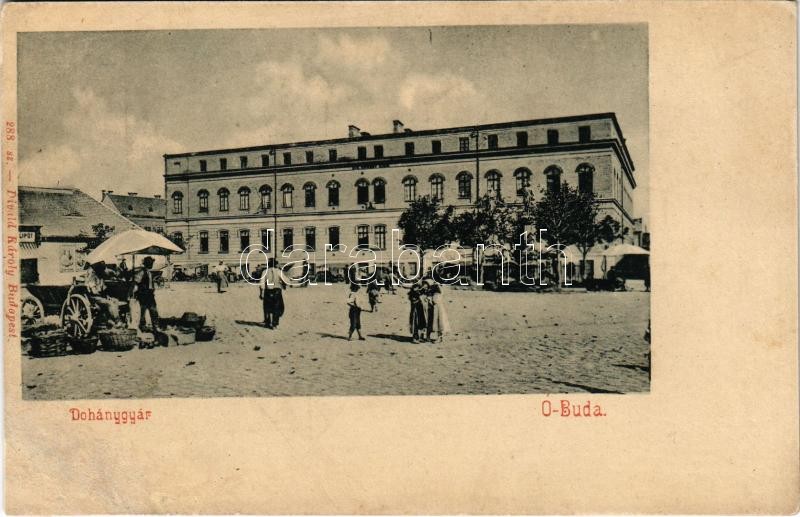 Budapest III. Óbuda, Dohánygyár, piac. Divald Károly 288. sz. (r)