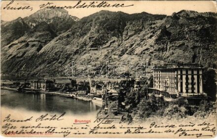 1904 Brunnen (Ingenbohl), general view, hotel (EK)