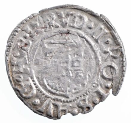 1593K-B Denár Ag 'Rudolf' (0,37g) T:2- patina, peremhiány Hungary 1593K-B Denar Ag 'Rudolf' (0,37g) C:VF patina, part of the edge is missing Huszár: 1059.,Unger II.: 811.a