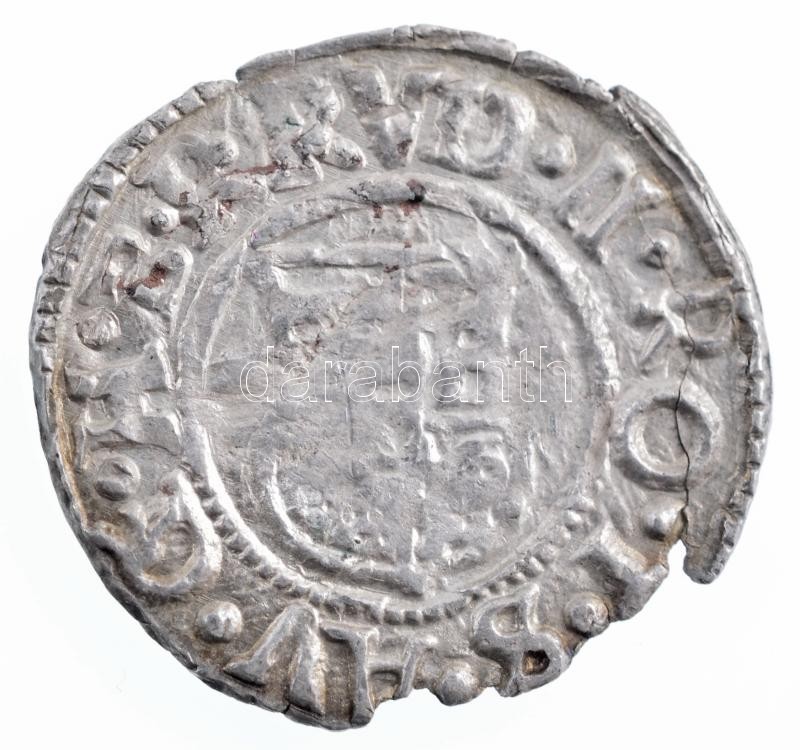 1593K-B Denár Ag 'Rudolf' (0,37g) T:2- patina, peremhiány Hungary 1593K-B Denar Ag 'Rudolf' (0,37g) C:VF patina, part of the edge is missing Huszár: 1059.,Unger II.: 811.a
