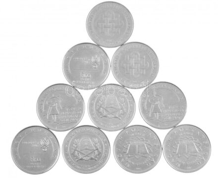 2005-2020. 50Ft Cu-Ni (10x, ebből 5xklf) emlékkiadások rolniból T:1,1-