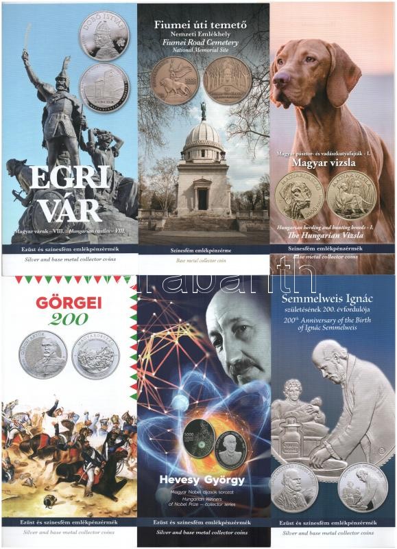 2012-2021. 50db vegyes színes MNB tájékoztató