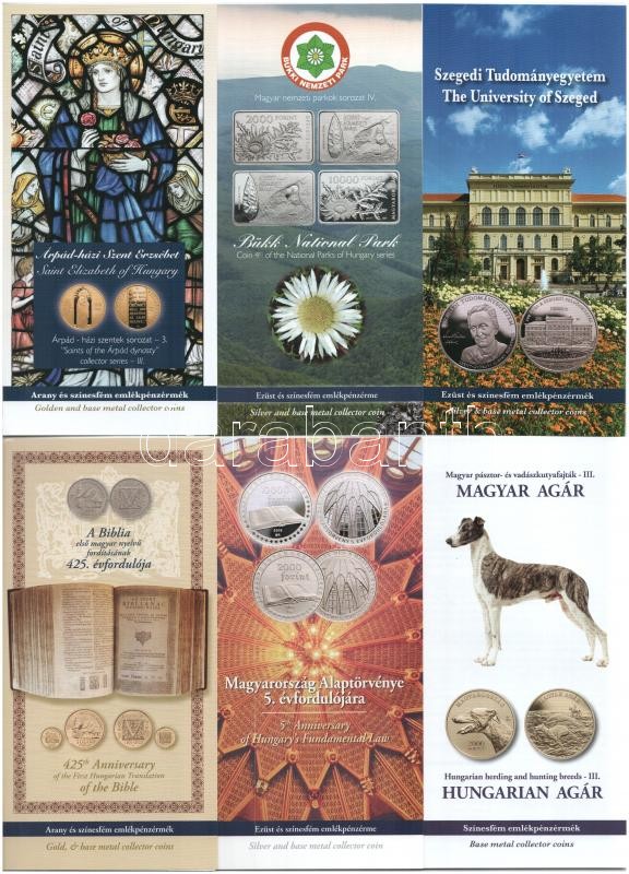 2012-2021. 50db vegyes színes MNB tájékoztató - Image 3