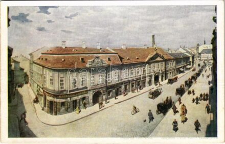 Budapest V. Az Athenaeum egykori palotája (lebont. 1897, Beleznay-Podmanitzky ház) Műemlékek Országos Bizottsága III. sorozat s: Cserna K.