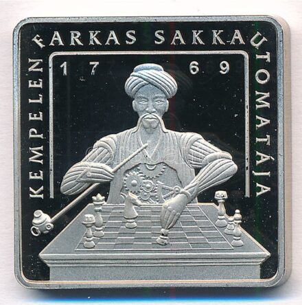 2002. 500Ft Cu-Ni 'Kempelen Farkas Sakkautomatája' kapszulában T:PP Adamo EM181
