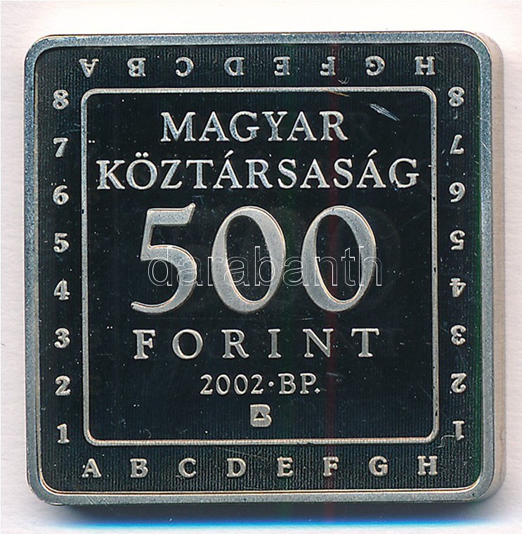 2002. 500Ft Cu-Ni 'Kempelen Farkas Sakkautomatája' kapszulában T:PP Adamo EM181 - Image 2