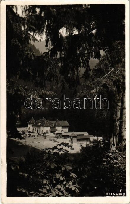 1941 Tusnád, Baile Tusnad; fürdő. Gáll Béla fényképész / spa. photo