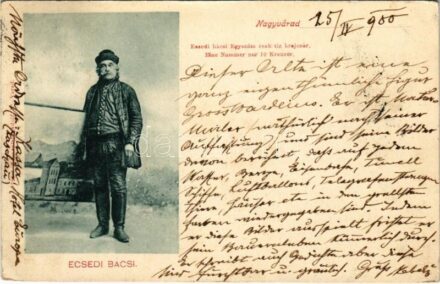 1900 Nagyvárad, Oradea; Ecsedi bácsi. Sonnenfeld Adolf kiadása / folklore (EK)