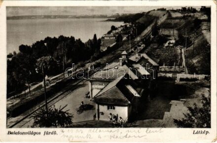 1930 Balatonvilágos, vasútállomás (EK)
