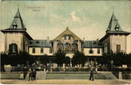 1912 Keszthely, szálloda (szakadás / tear)