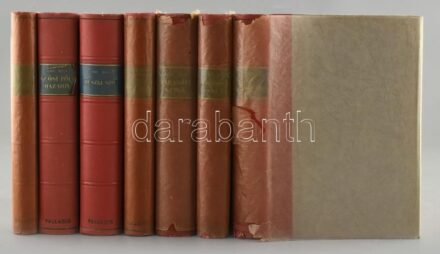 Pearl S. Buck 7 db kötet. Bp., Palladis Rt Kiadói félvászon sorozat kötésben, egy két kopástól eltekintve jó állapotban
