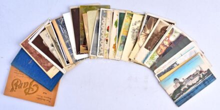Kb. 100 db RÉGI történelmi magyar és külföldi város és motívum képeslap vegyes minőségben / Cca. 100 pre-1945 Hungarian and other town-view and motive postcards in mixed quality