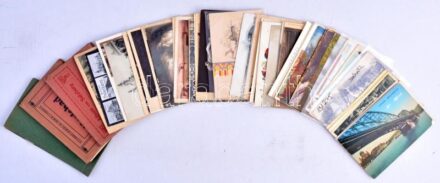 Kb. 100 db RÉGI történelmi magyar és külföldi város és motívum képeslap vegyes minőségben / Cca. 100 pre-1945 Hungarian and other town-view and motive postcards in mixed quality