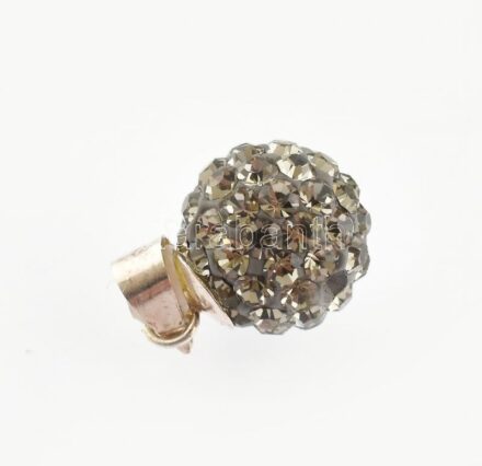 Ezüst(Ag) függő, jelzett, d: 1,2 cm, bruttó: 0,9 g