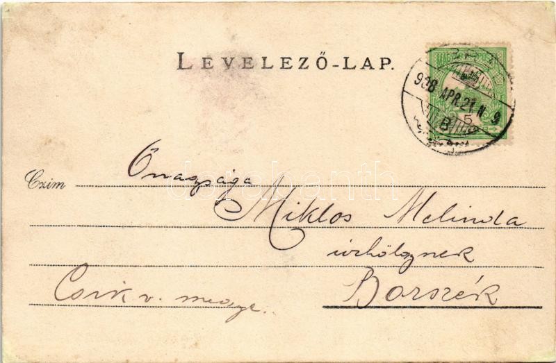 1908 Brád, Aranybánya bejárata, Victor Stollen akna, sodronypálya részlet. Ábrahám István kiadása / gold mine entry, ropeway transport (r) - Image 2