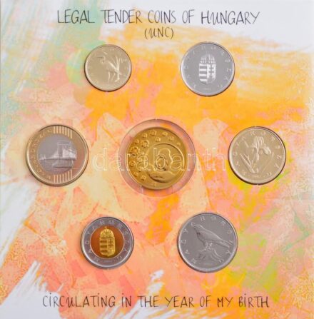 2015. 5Ft-200Ft (6xklf) + Emlékérem 'Baby Coin Set - Magyarország pénzérméi születésem évében' forgalmi sor szettben T:1,1- az emlékérmén kis karc, patina