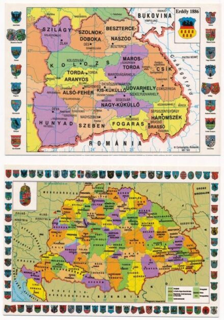 5 db MODERN magyar irredenta képeslap / 5 modern Hungarian irredenta postcards