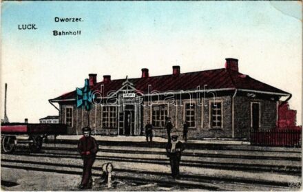 Lutsk, Luck; Dworzec / Bahnhof / railway station (EK)