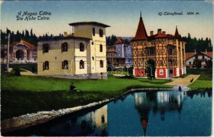 Újtátrafüred, Neu-Schmecks, Novy Smokovec (Magas-Tátra, Vysoké Tatry); nyaraló, szálloda / villa, hotel