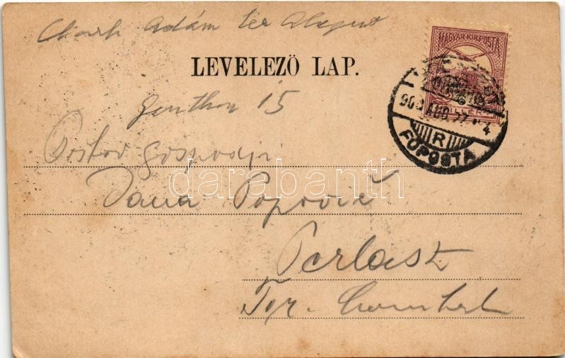 1900 Budapest I. Budai alagút, Takarékpénztár, Budavári sikló (EK) - Image 2