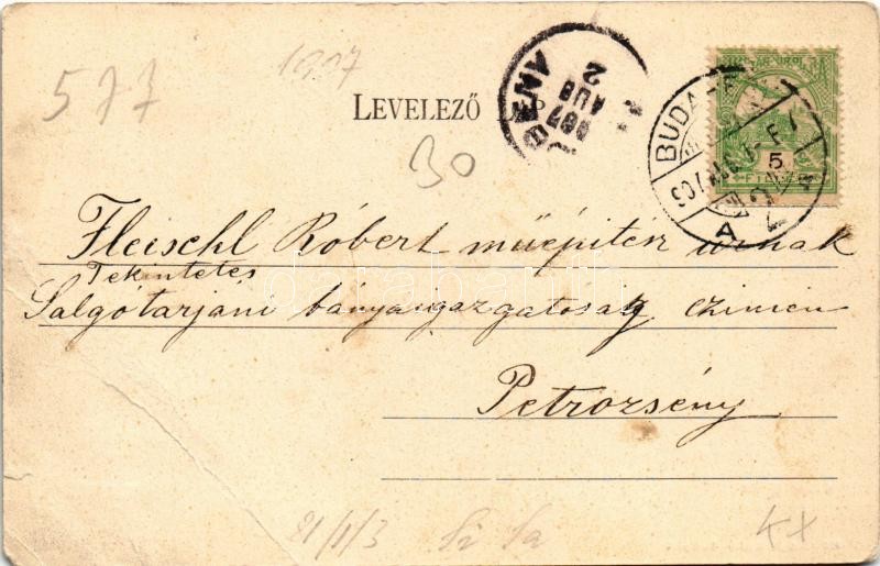 1907 Budapest V. Váci utca, REX üzlet. Divald Károly 577. sz. (EM) - Image 2