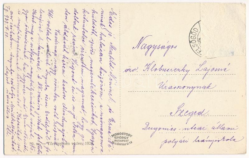 1937 Felsőgöd (Göd), Strandfürdő, fürdőzők (Rb) - Image 2