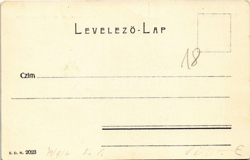 1906 Keszthely, Főgimnzáium és katolikus templom (EK) - Image 2